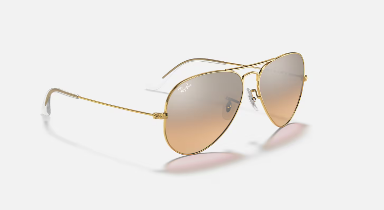 RayBan - Aviator Large Metal 太陽眼鏡 ORB3025 001/3E 62-14  漸變鏡片